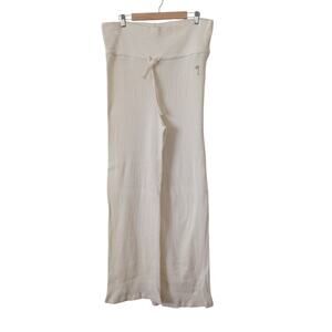 The Good Alma XXXL 100% Organic Cotton Thermal‎ Knit Off White Cream Loungewear